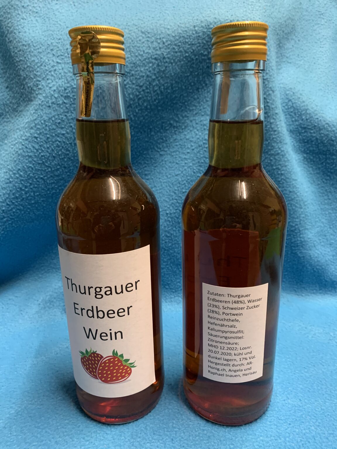 Thurgauer Erdbeerwein – Appenzeller Honig